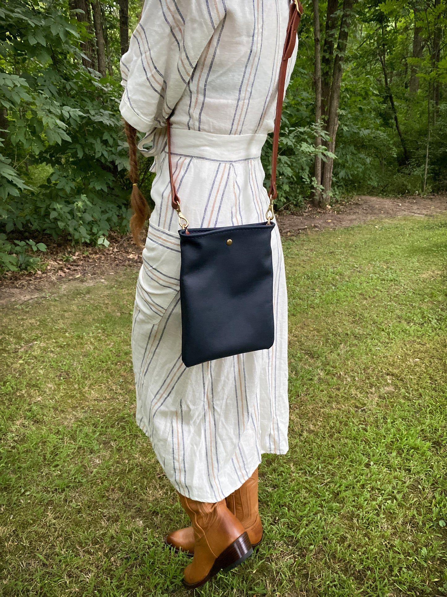 Luna Navy Crossbody Bag