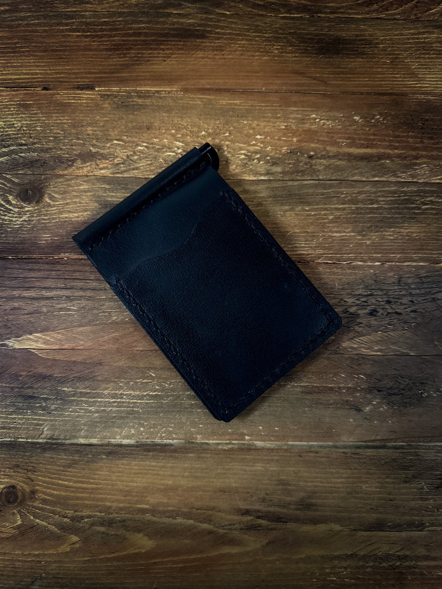 Black Money Clip Wallet