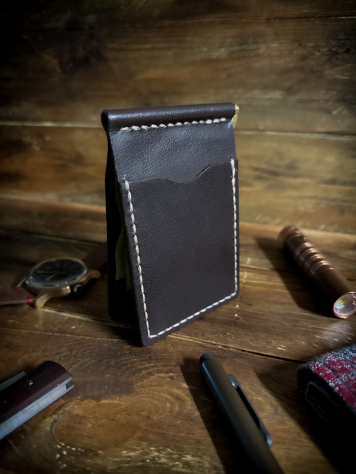 Black Money Clip Wallet