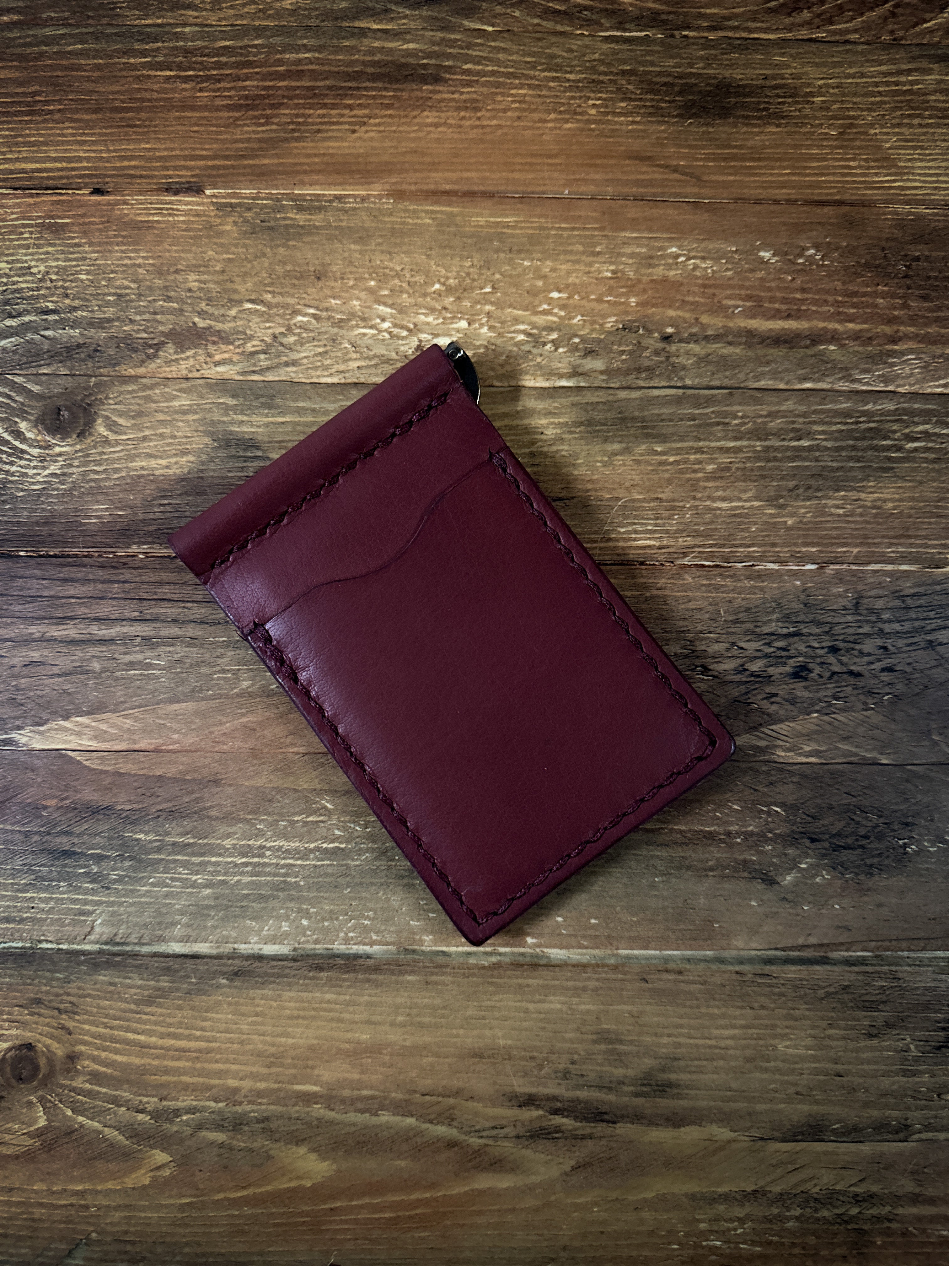 Bordeaux Money Clip Wallet – MidnightGrain