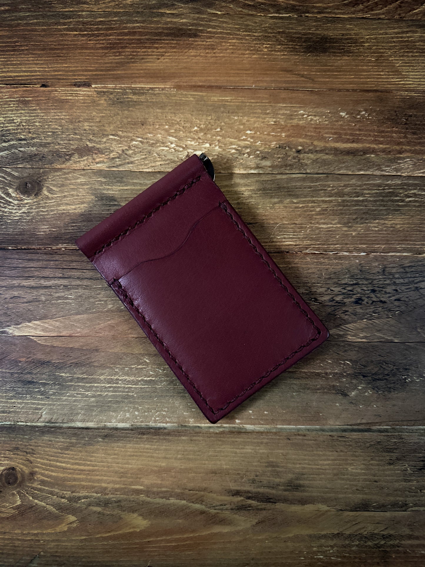 Bordeaux Money Clip Wallet
