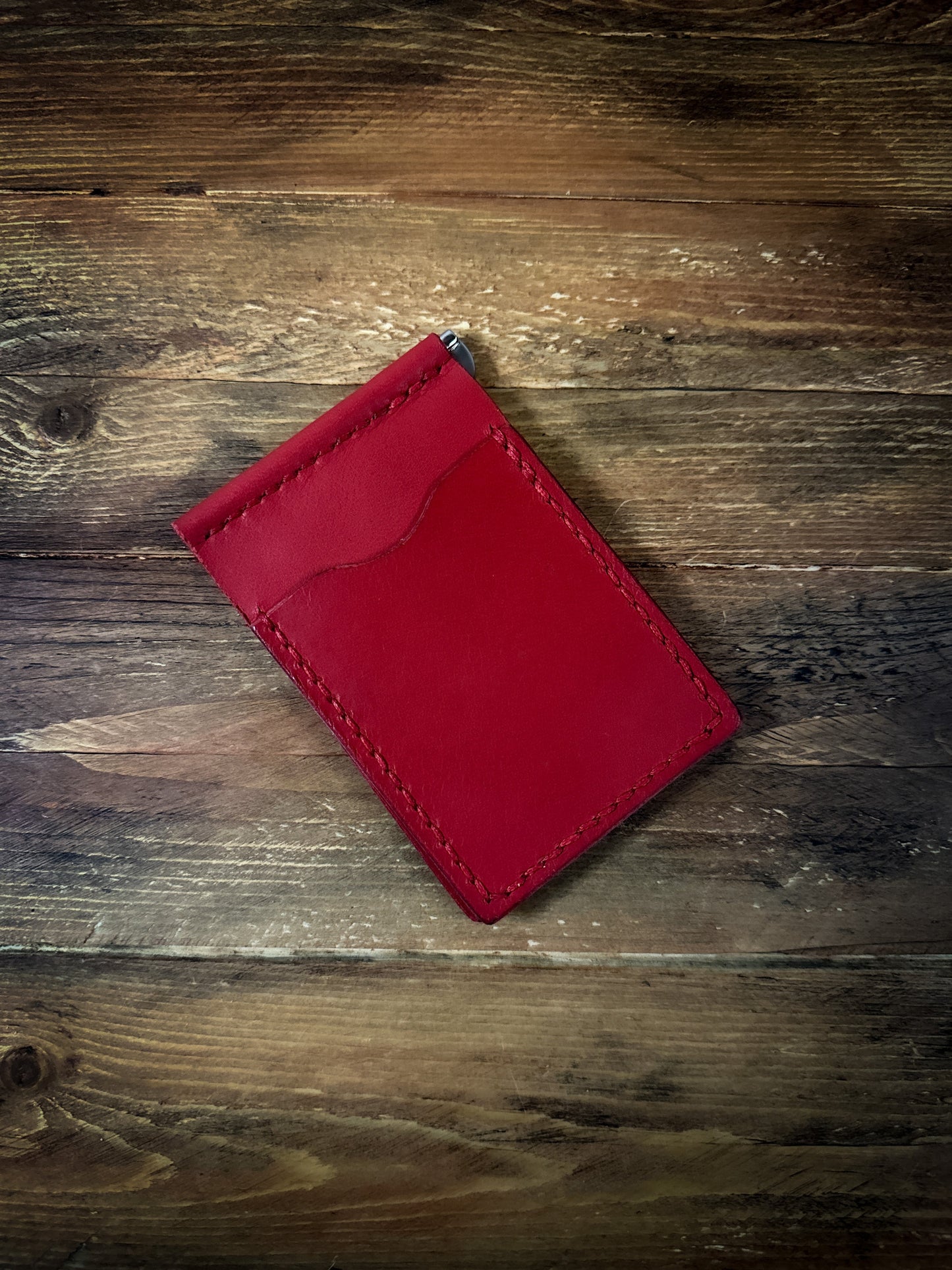Red Money Clip Wallet